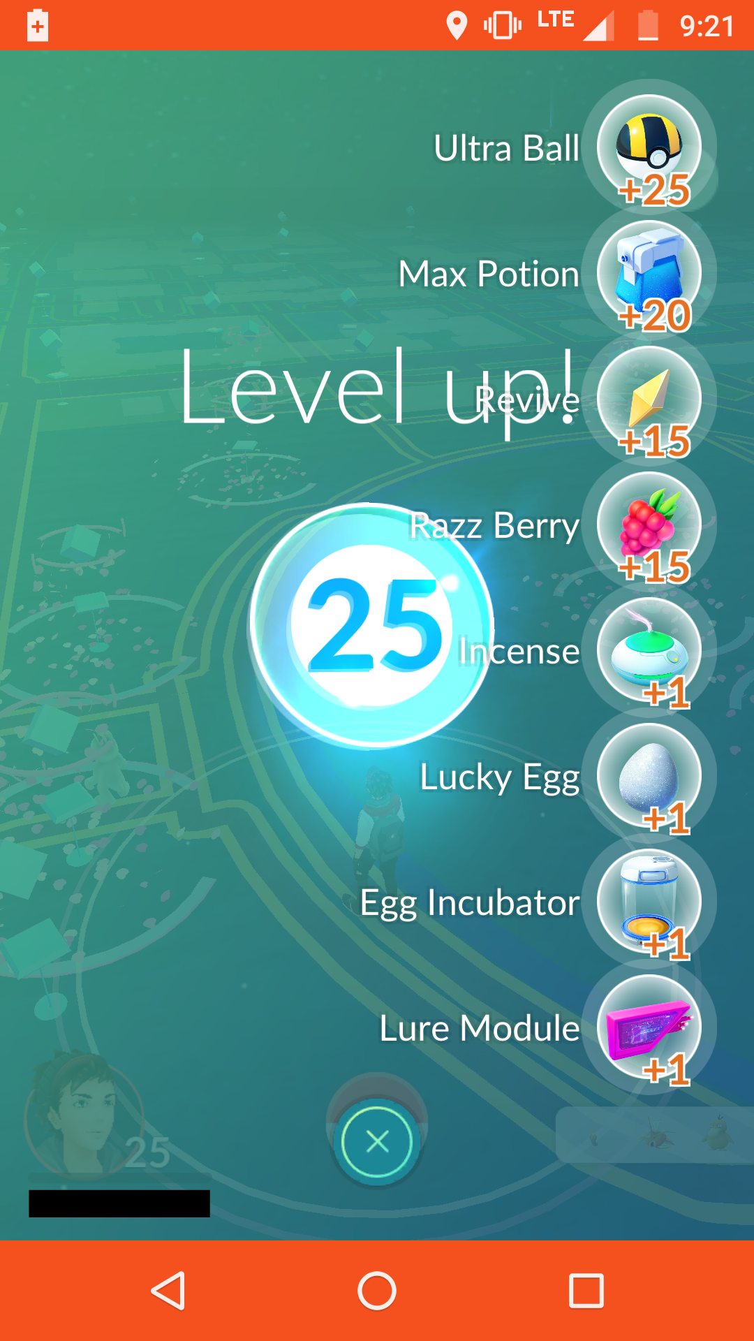 Pokemon Go Level 25 Sirknightj