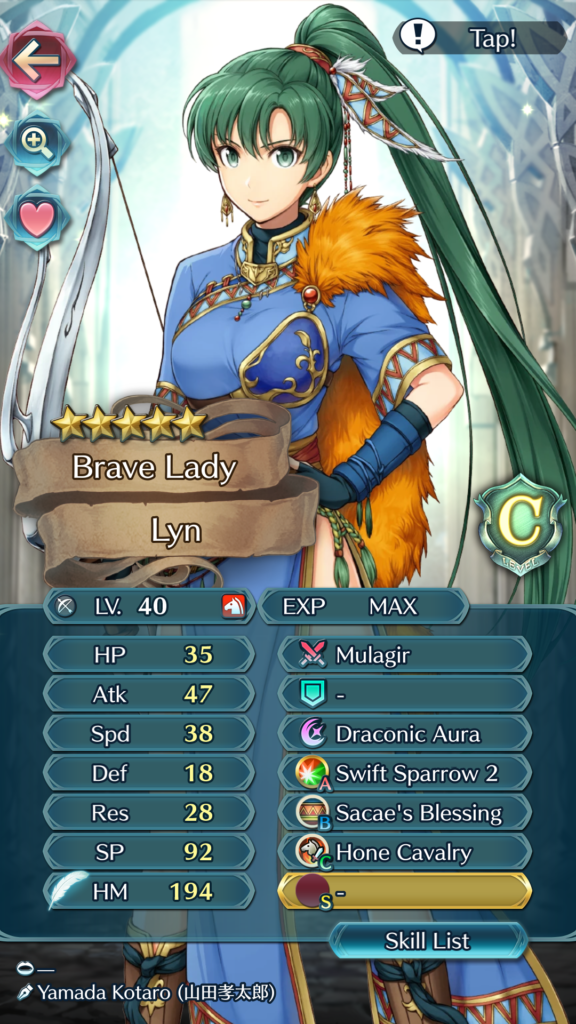 Brave Lyn Level40