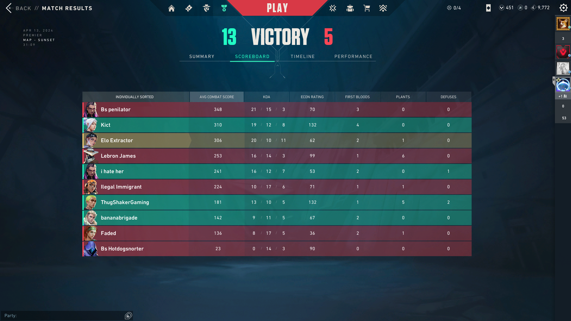 Our First Premier Win Valorant Sirknightj
